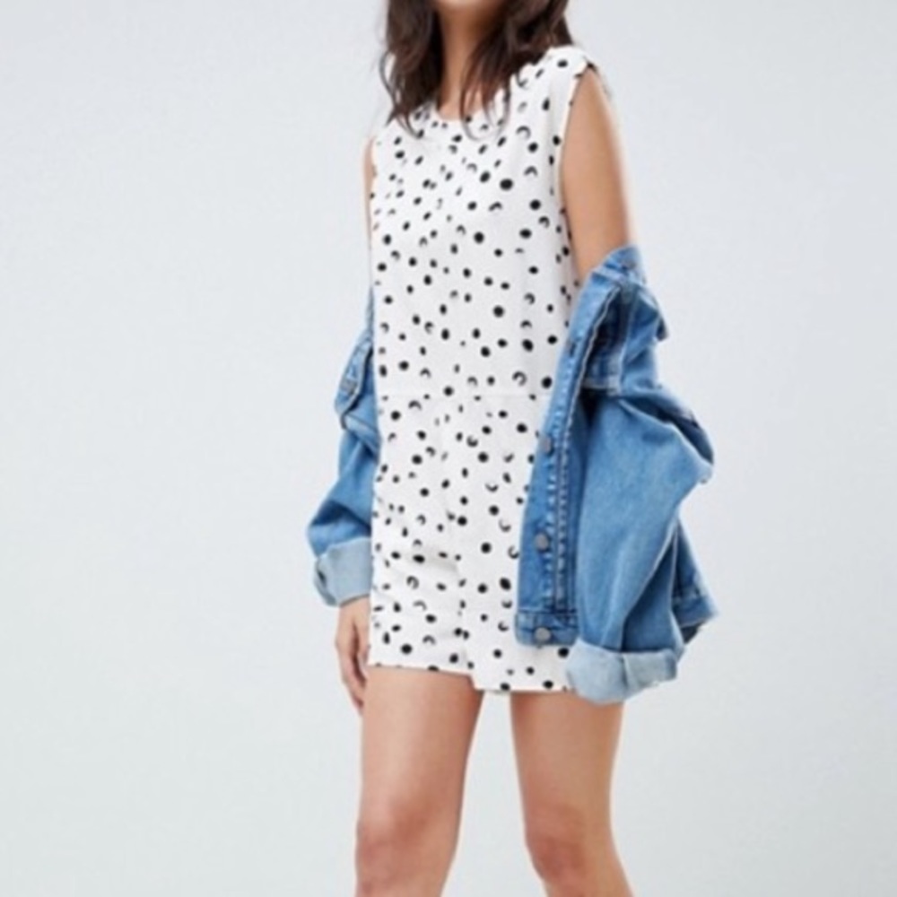 Noisy May Polkadot Romper • Sz L • NEW!